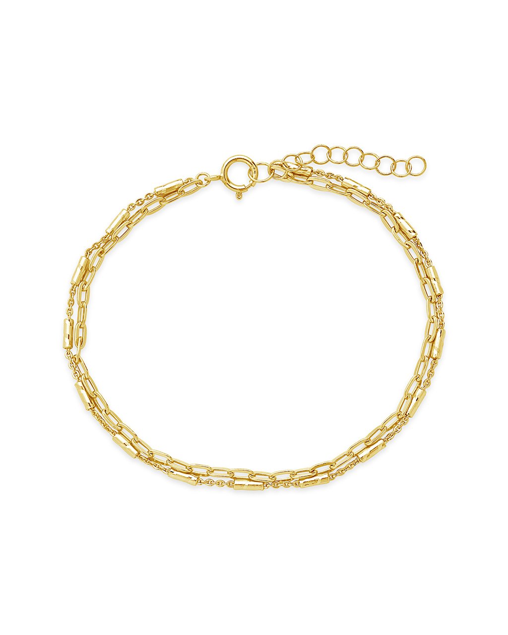 Delicate 2 Layer Chain Bracelet