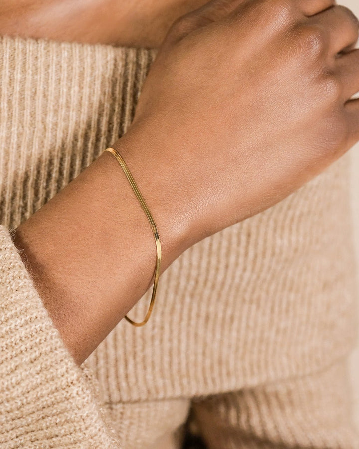 Herringbone Chain Bracelet