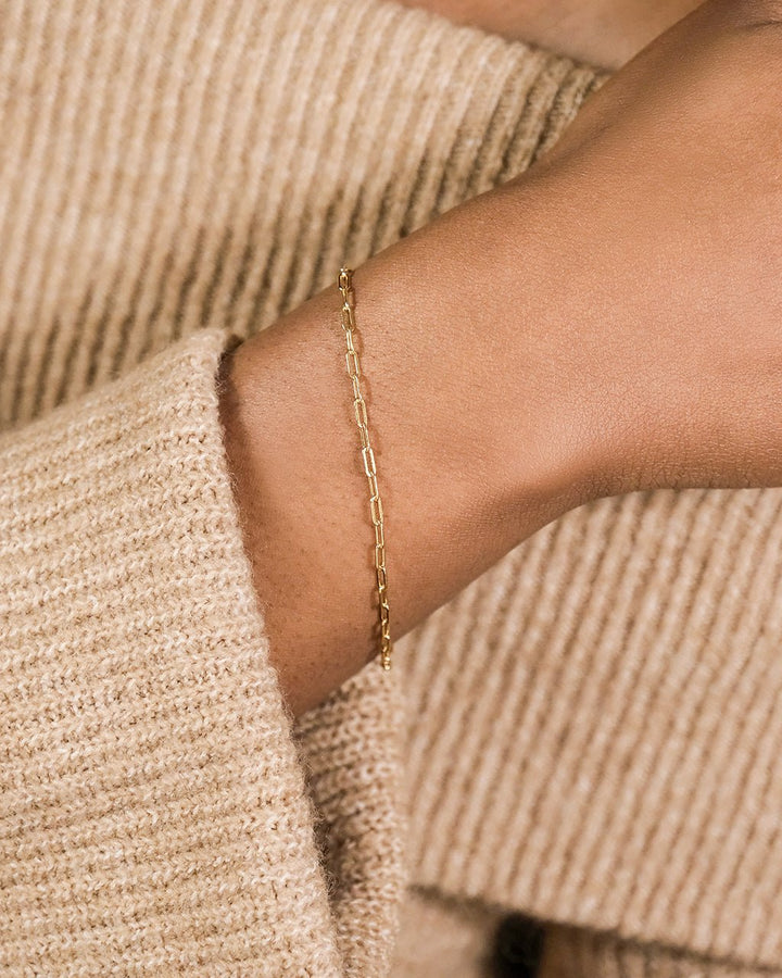Paperclip Chain Bracelet