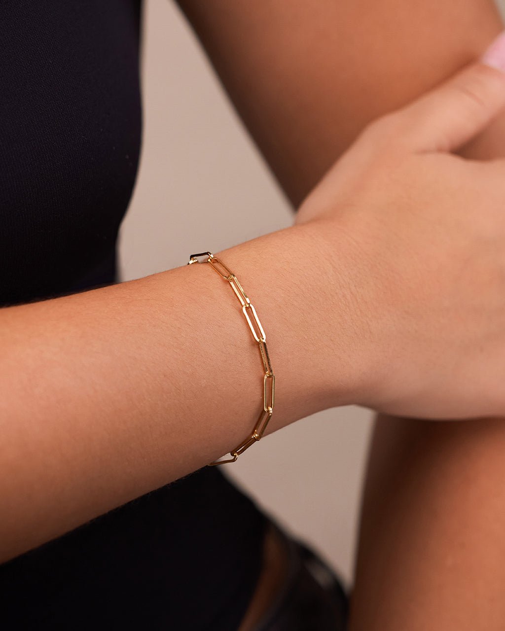 Paperclip Chain Bracelet