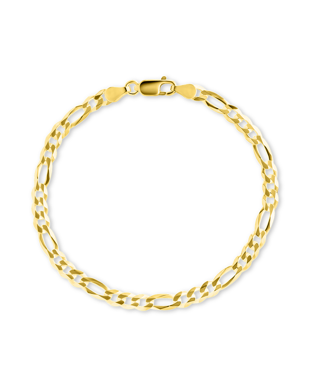 Silver Figarro Dainty Chain Bracelet