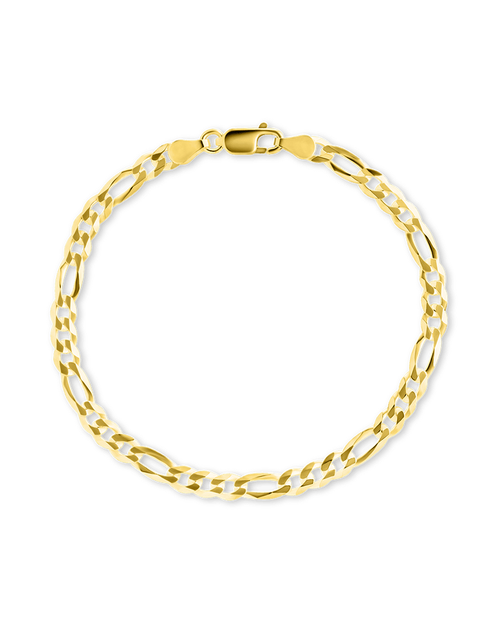 Silver Figarro Dainty Chain Bracelet