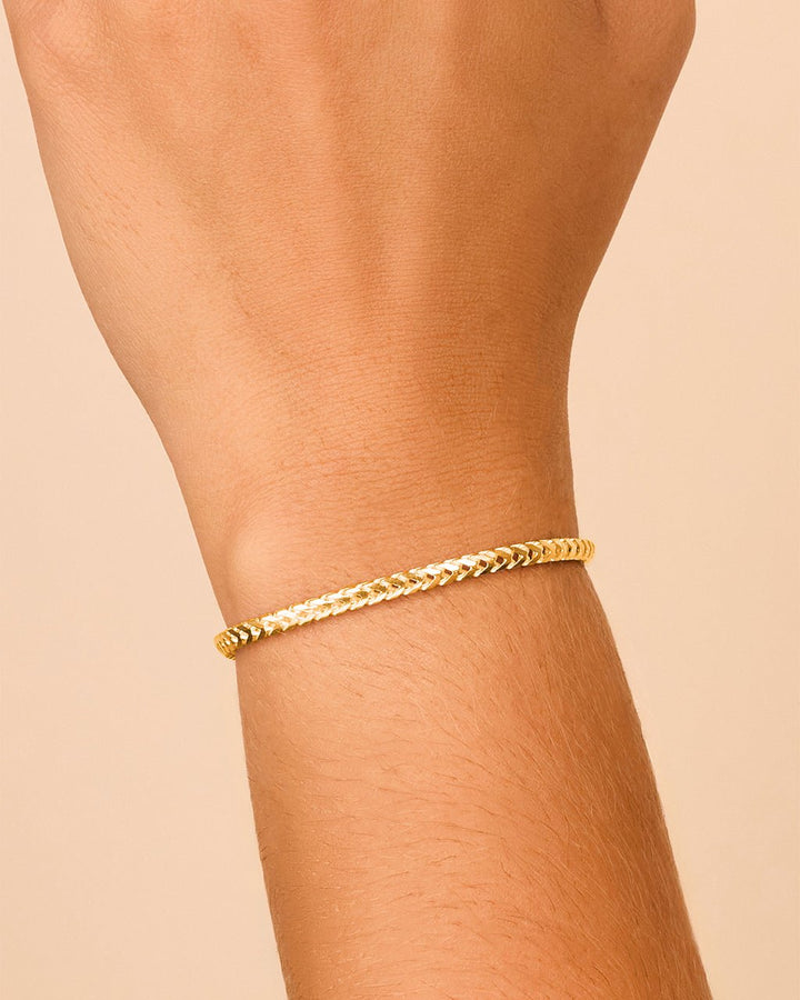 Kira Wheat Chain Bracelet
