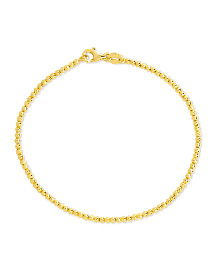 Basia Dainty Beaded Chain Bracelet