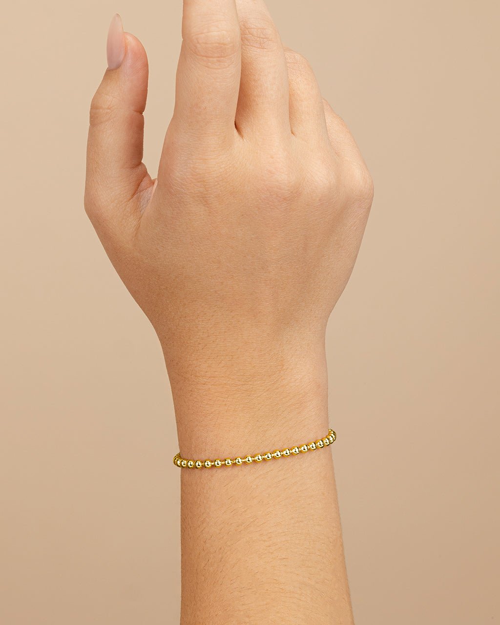Basia Dainty Beaded Chain Bracelet