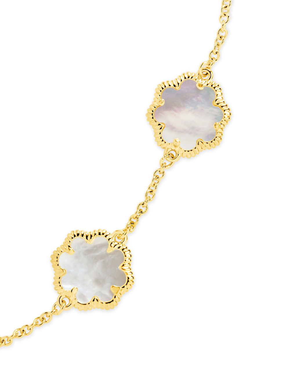 Rose Petal Station Bracelet by Sterling Forever