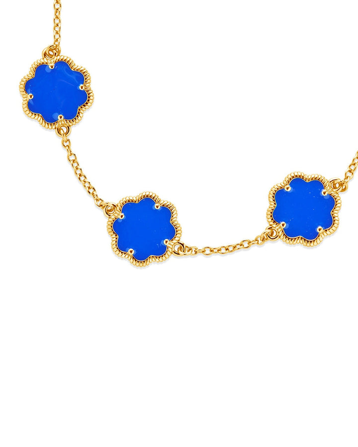 Rose Petal Station Bracelet by Sterling Forever