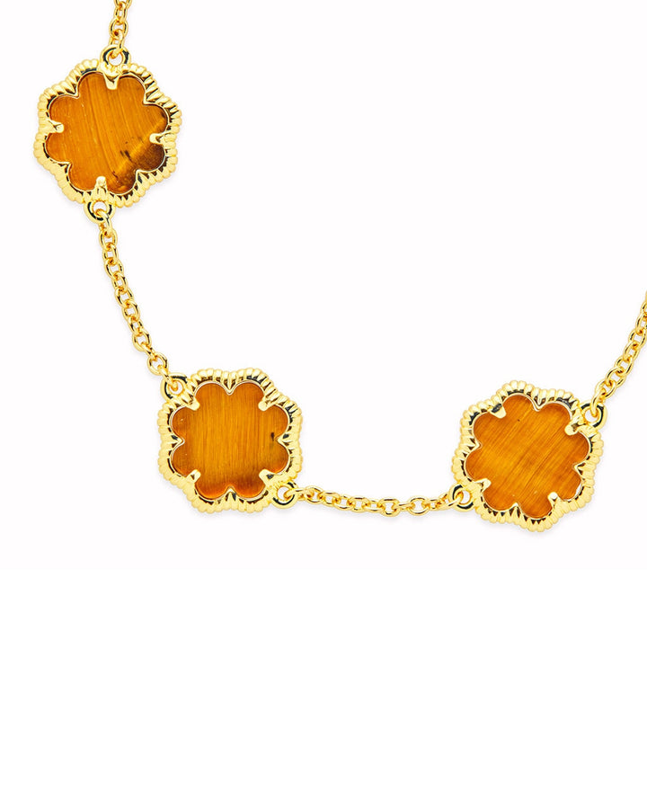 Rose Petal Station Bracelet by Sterling Forever