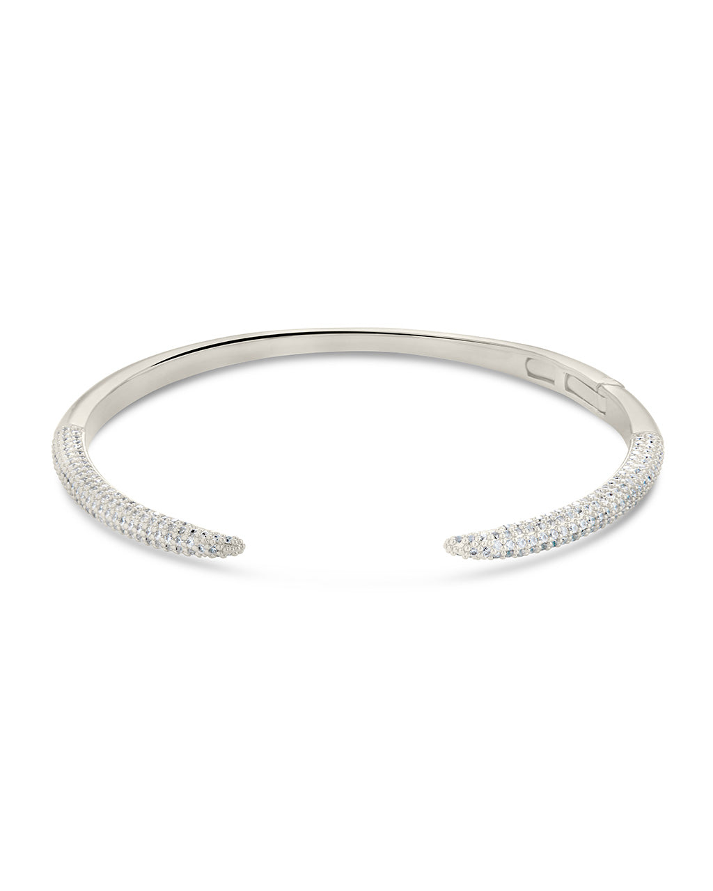 CZ Open Spike Cuff Bracelet by Sterling Forever