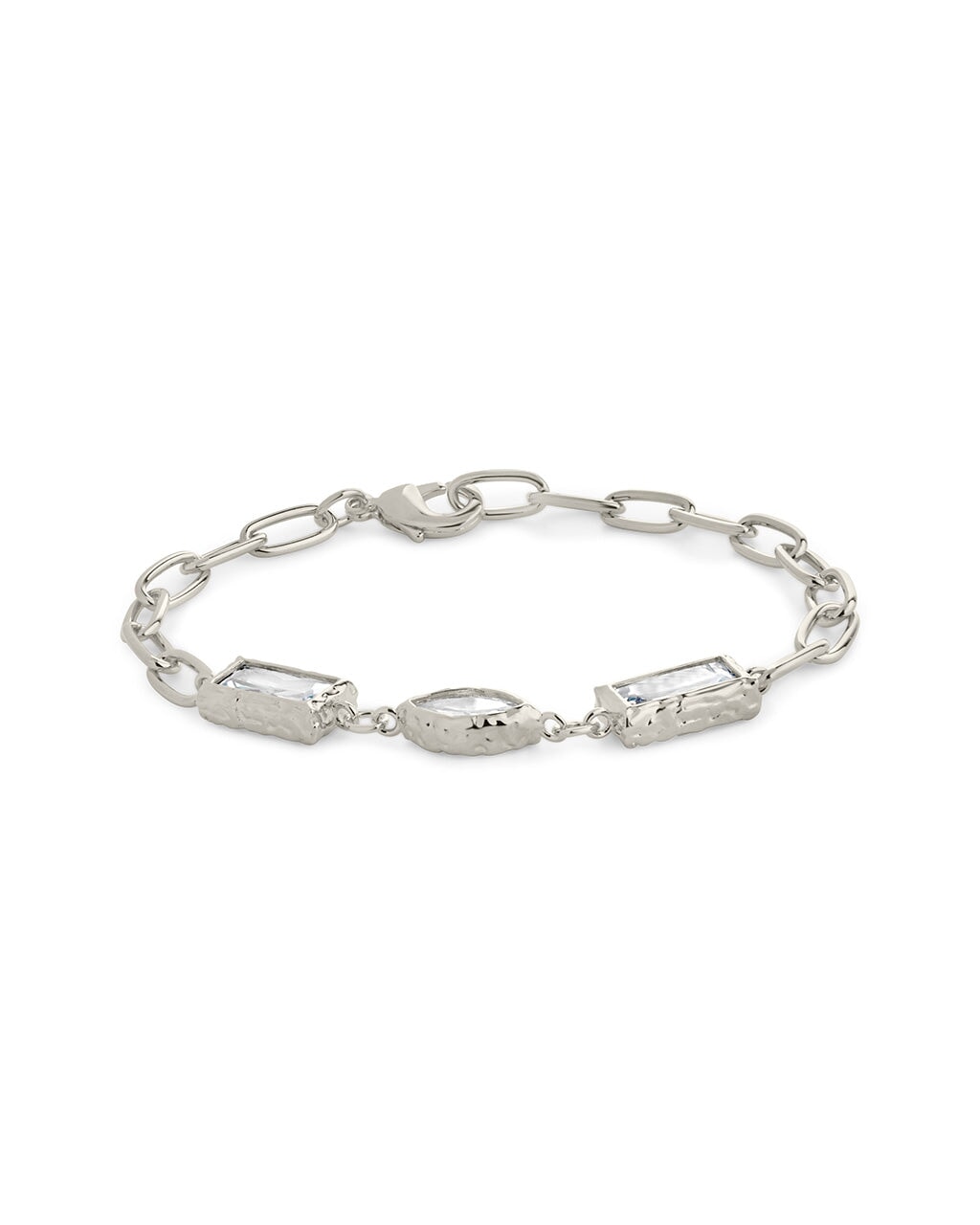 Tate CZ Chain Bracelet by Sterling Forever