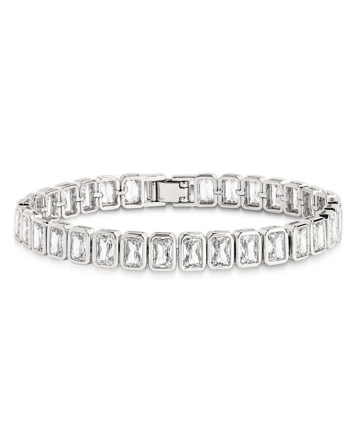 Roxie Bezel CZ Tennis Bracelet