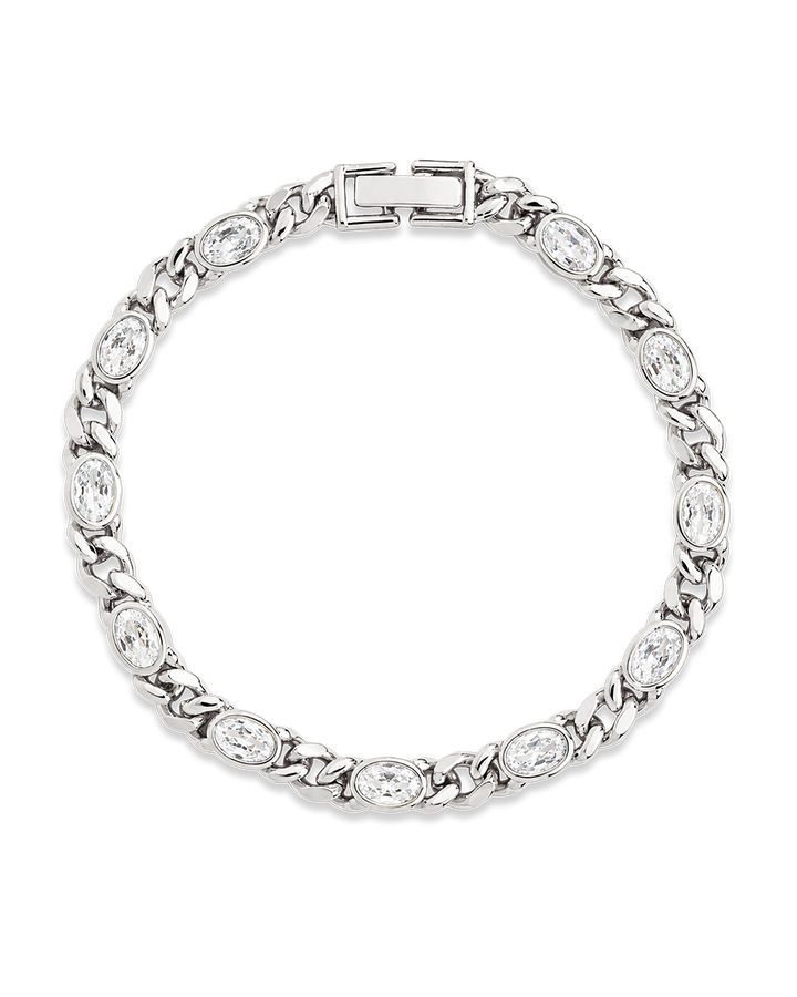 Cassie CZ Bezel Tennis Bracelet