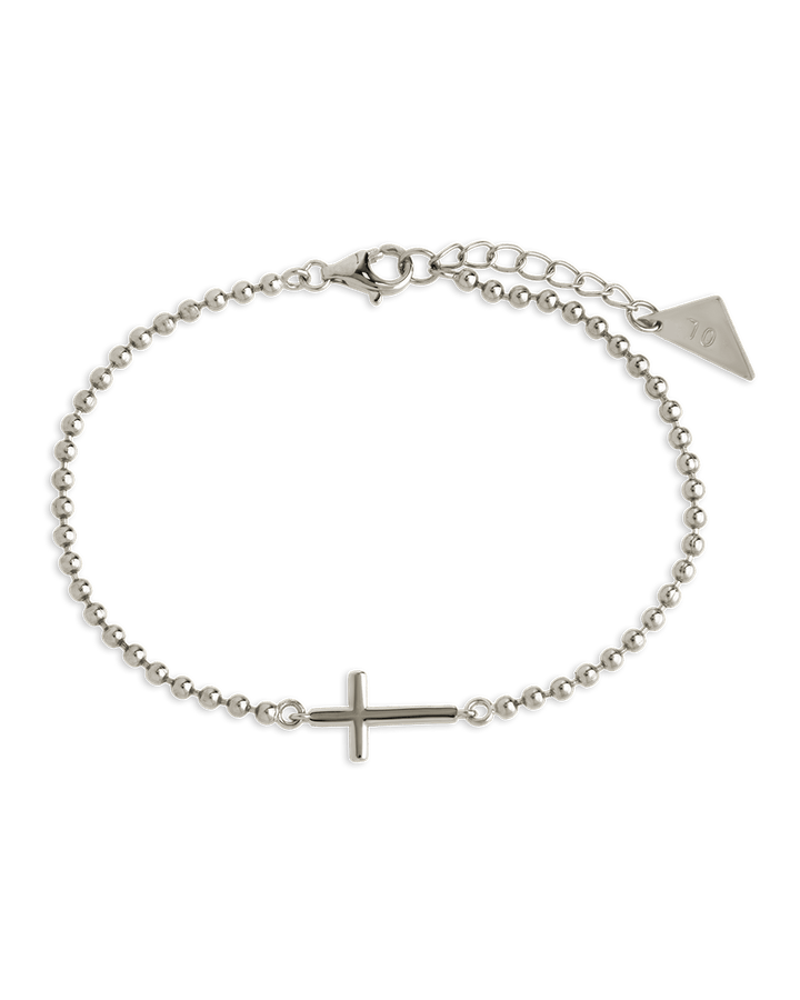 Kelsey Beaded Cross Bracelet