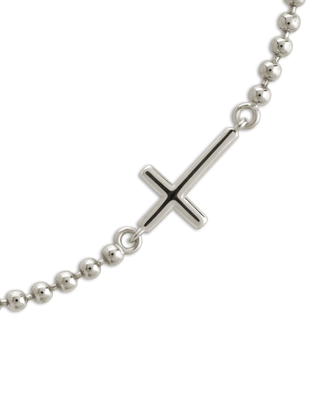Kelsey Beaded Cross Bracelet