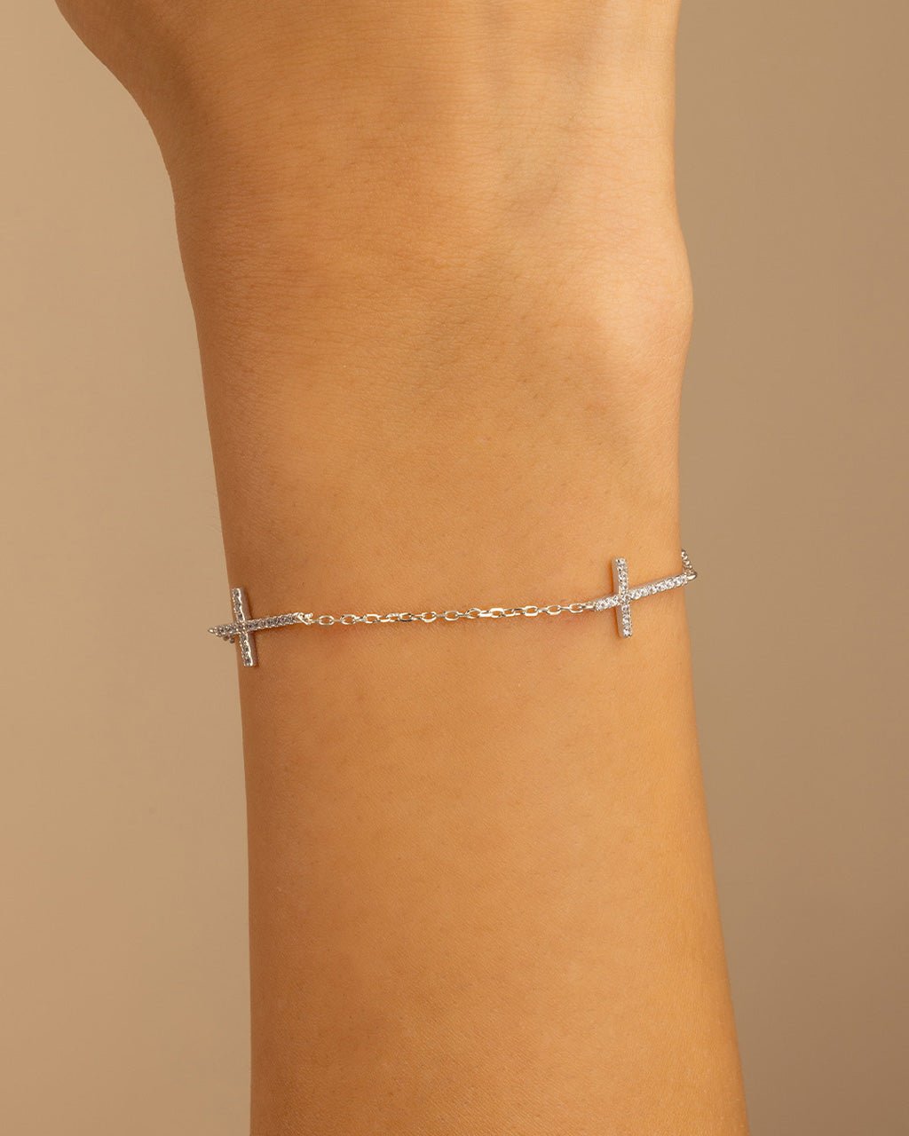 Cross CZ Bracelet