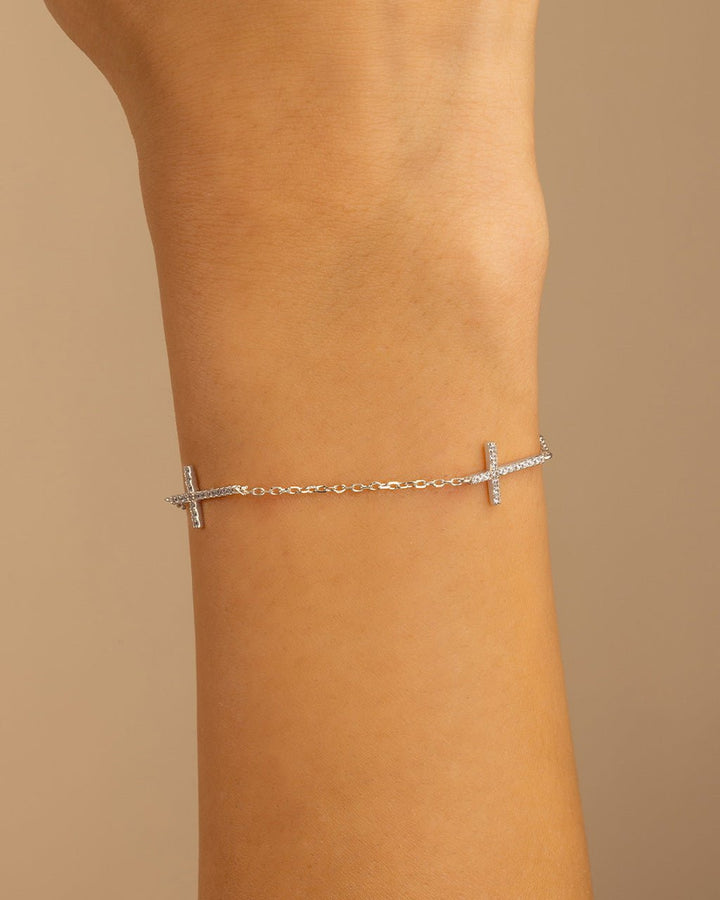 Cross CZ Bracelet