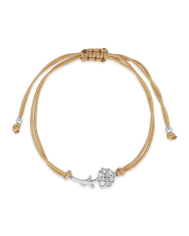 Birth Flower Bolo Bracelet