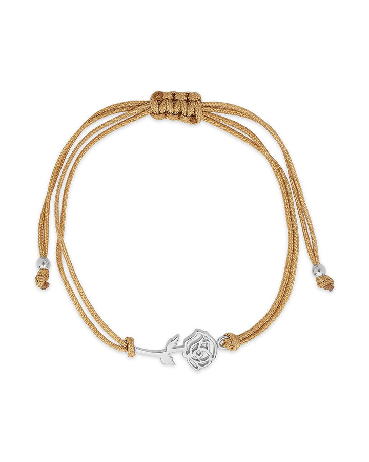 Birth Flower Bolo Bracelet