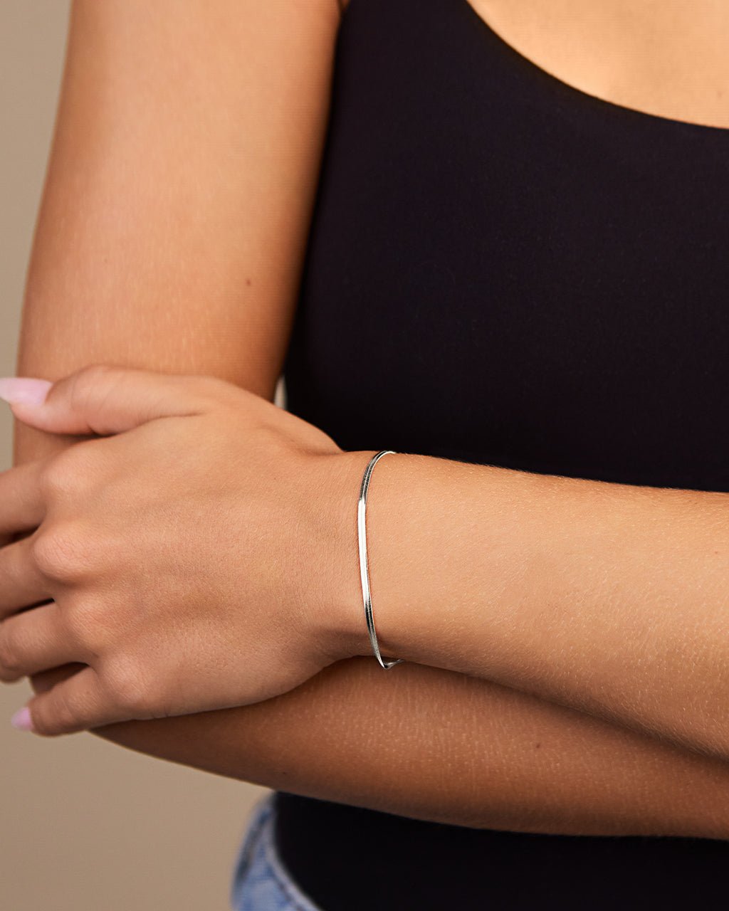 Herringbone Chain Bracelet