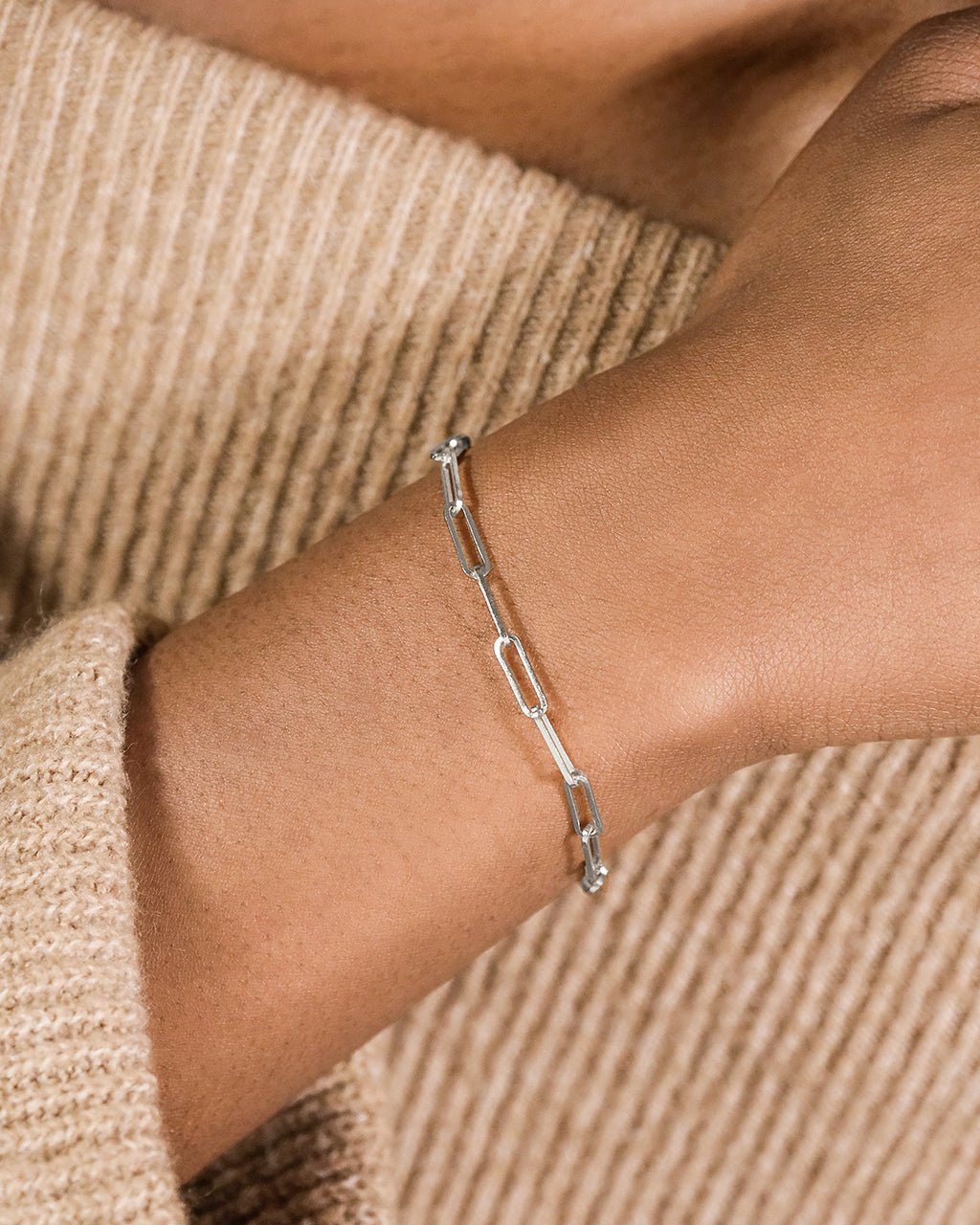 Paperclip Chain Bracelet
