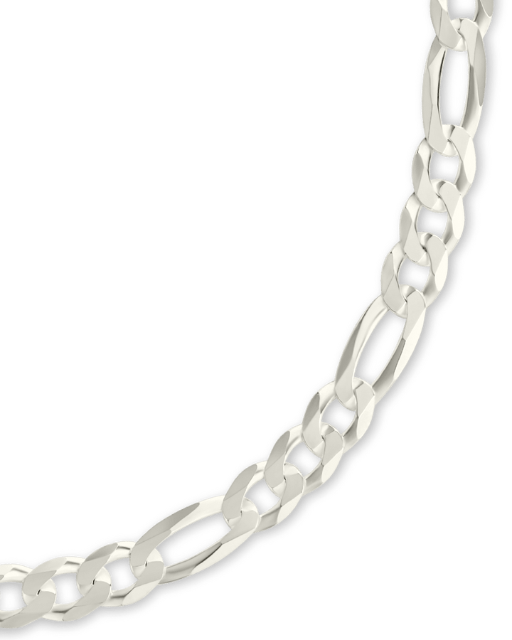 Silver Figarro Dainty Chain Bracelet