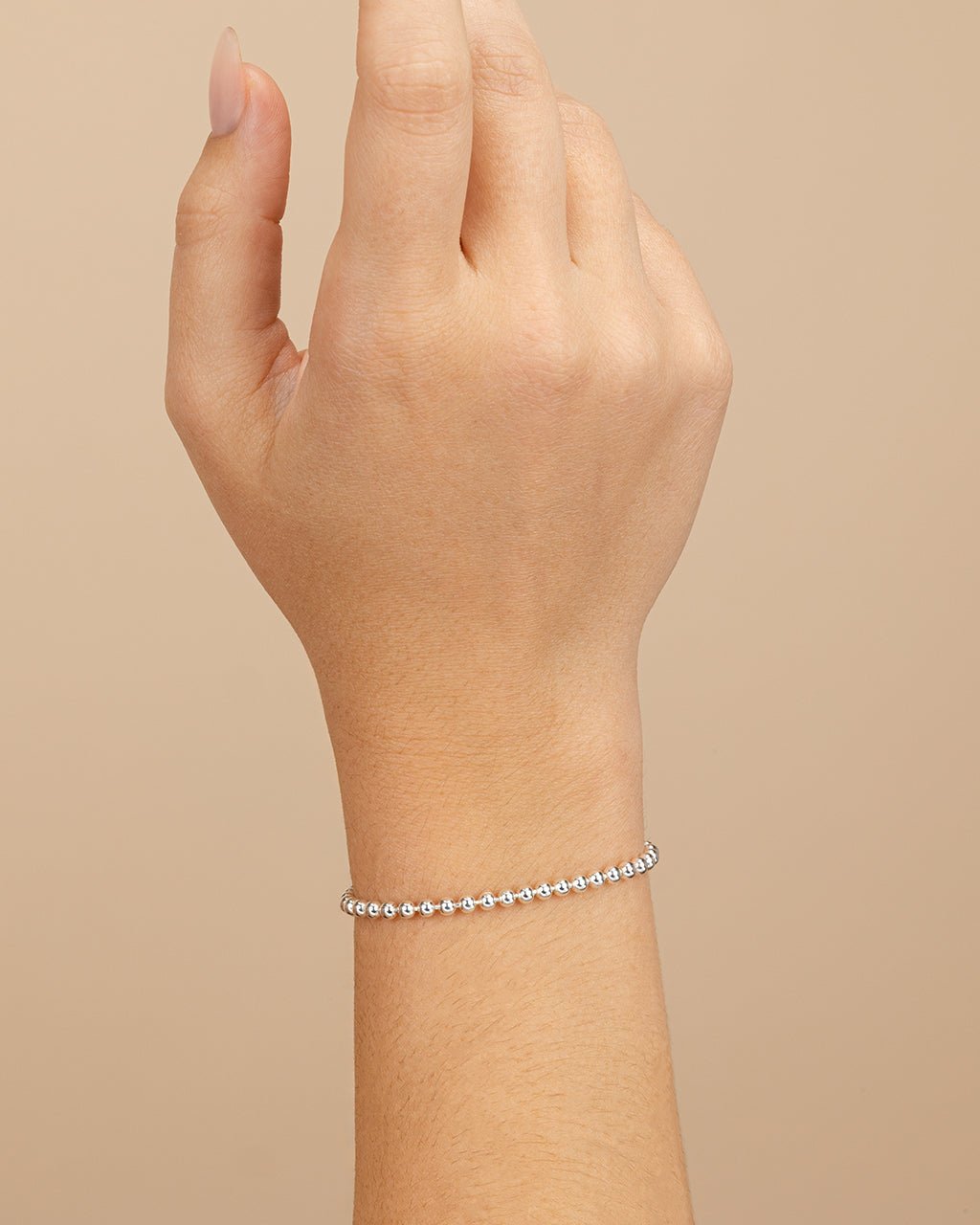 Basia Dainty Beaded Chain Bracelet