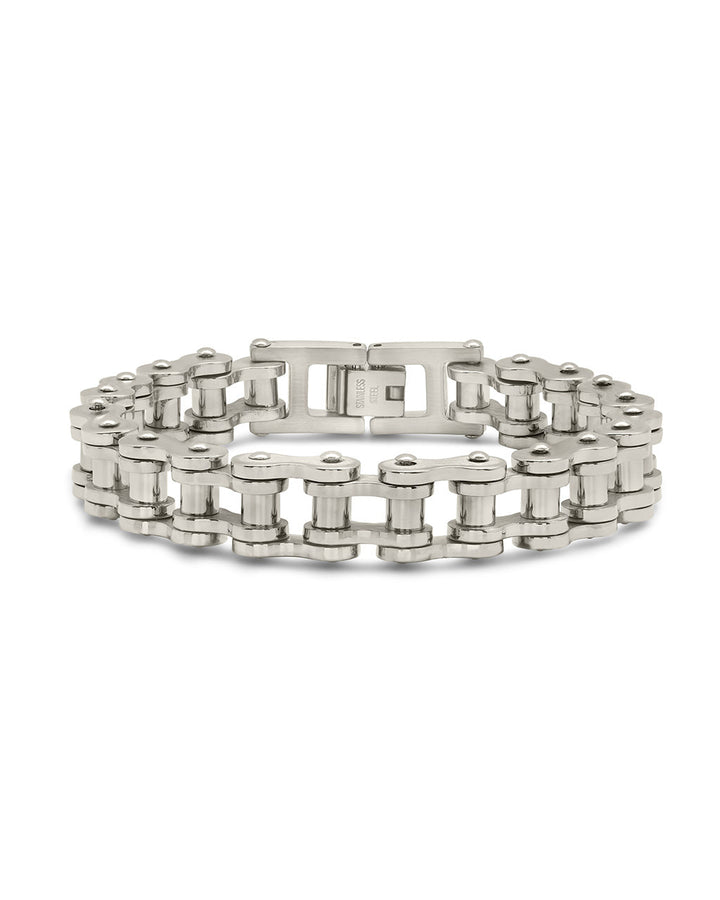 Bolt Watch Band Chain Bracelet by Sterling Forever