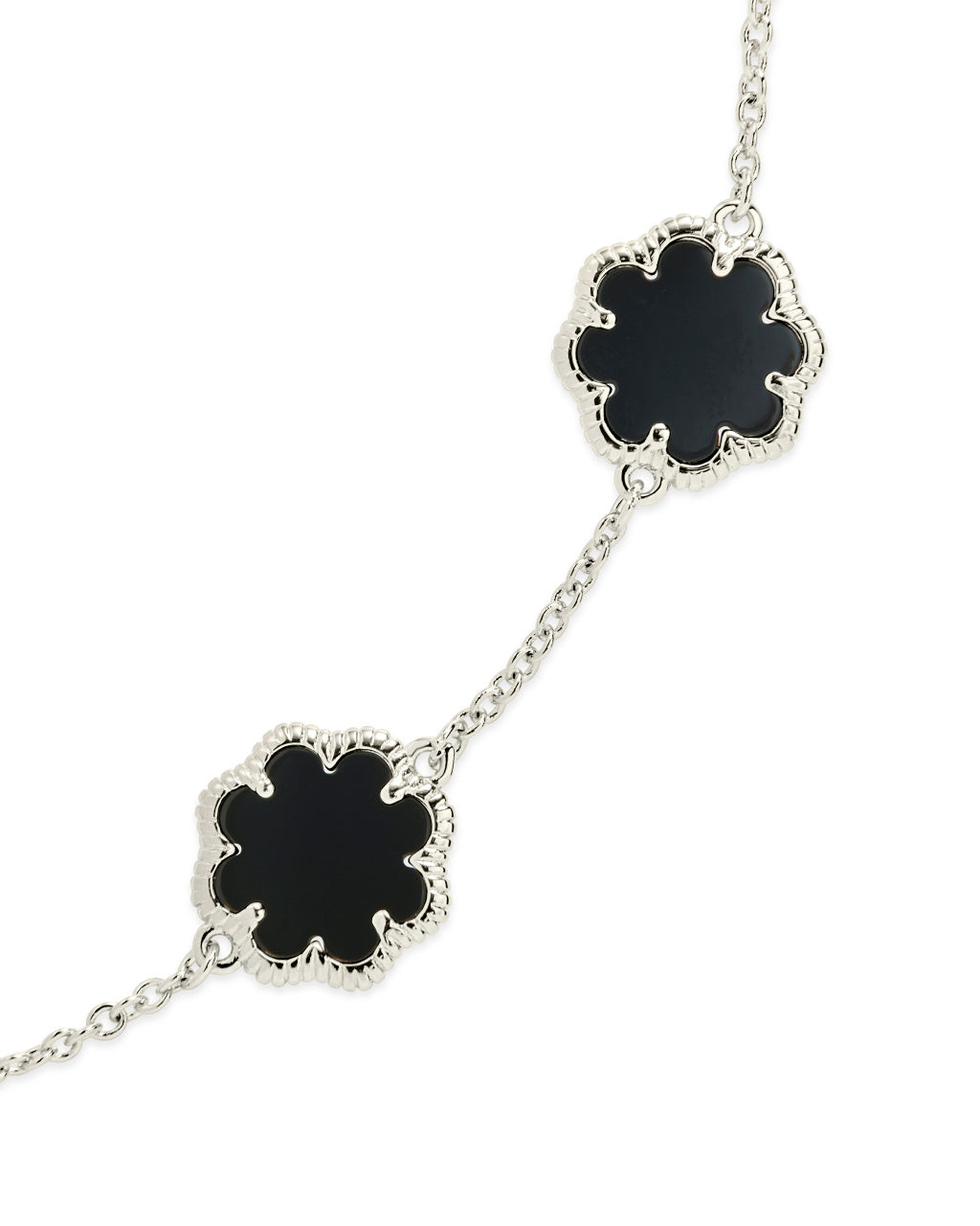 Rose Petal Station Bracelet by Sterling Forever