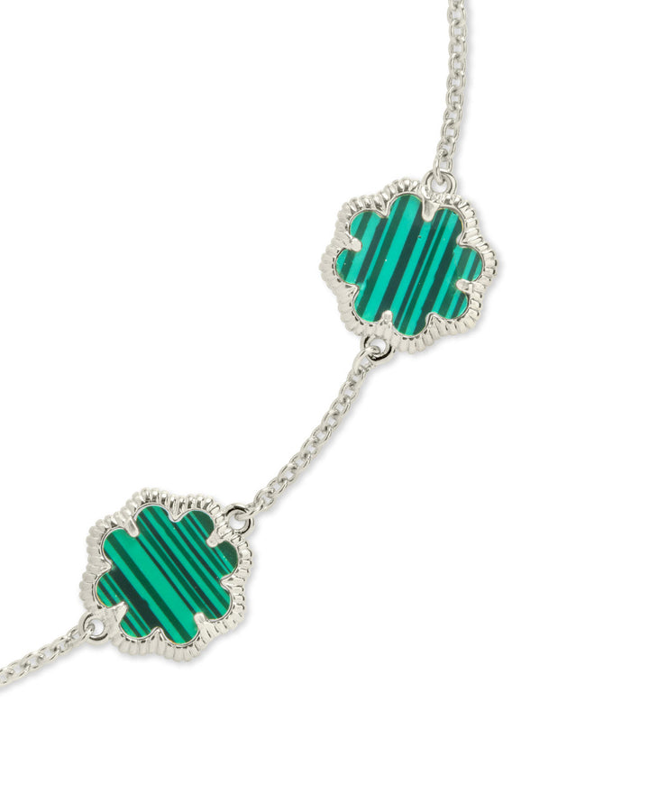 Rose Petal Station Bracelet by Sterling Forever