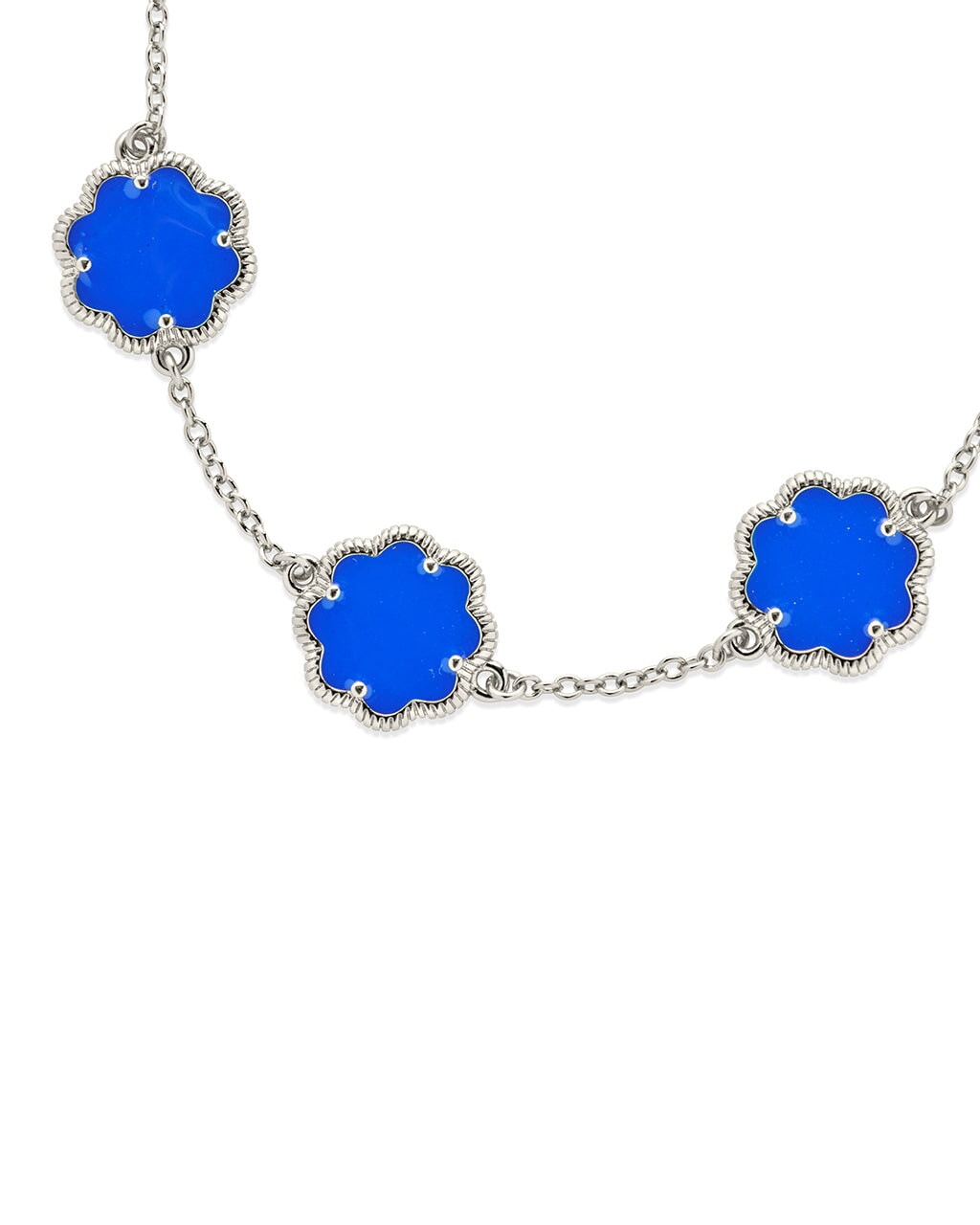 Rose Petal Station Bracelet by Sterling Forever