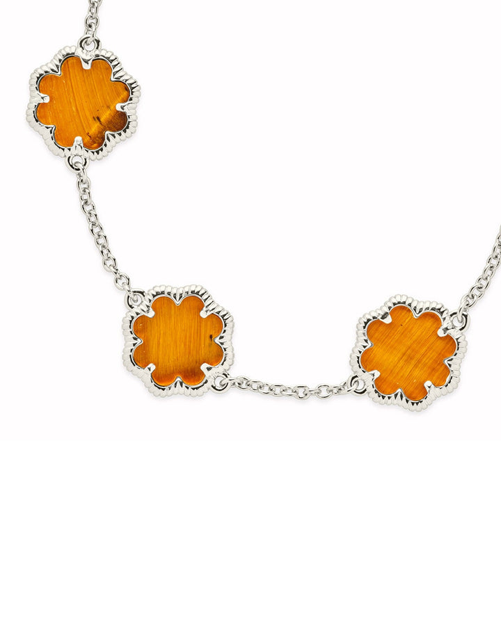 Rose Petal Station Bracelet by Sterling Forever