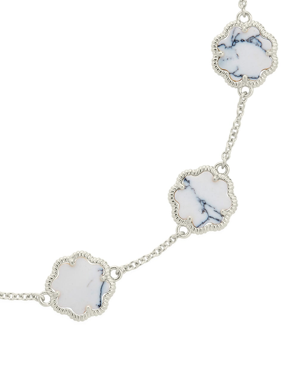 Rose Petal Station Bracelet by Sterling Forever