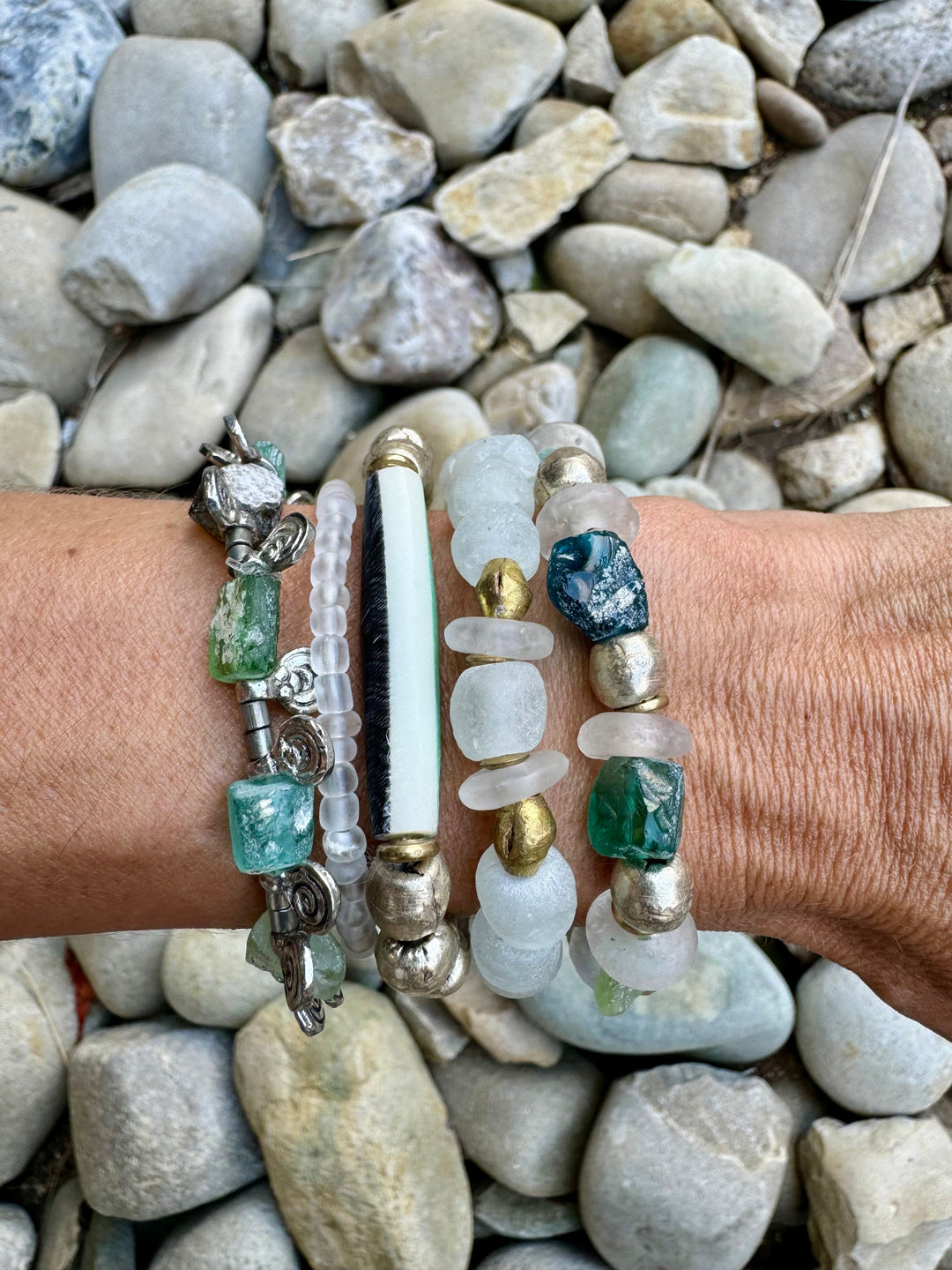 Intricate Stack Vintage Coin | Mixed