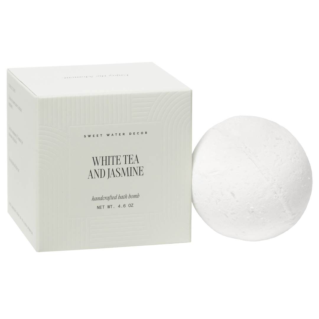 White Tea and Jasmine 4.6 oz Bath Bomb