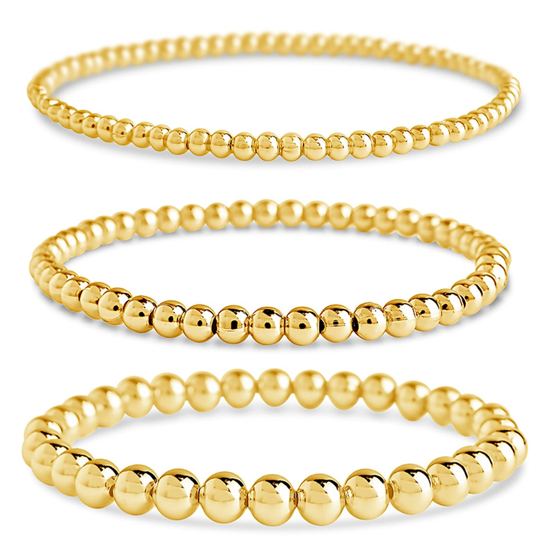 Beaded Stretch Bracelet Sets by Sterling Forever