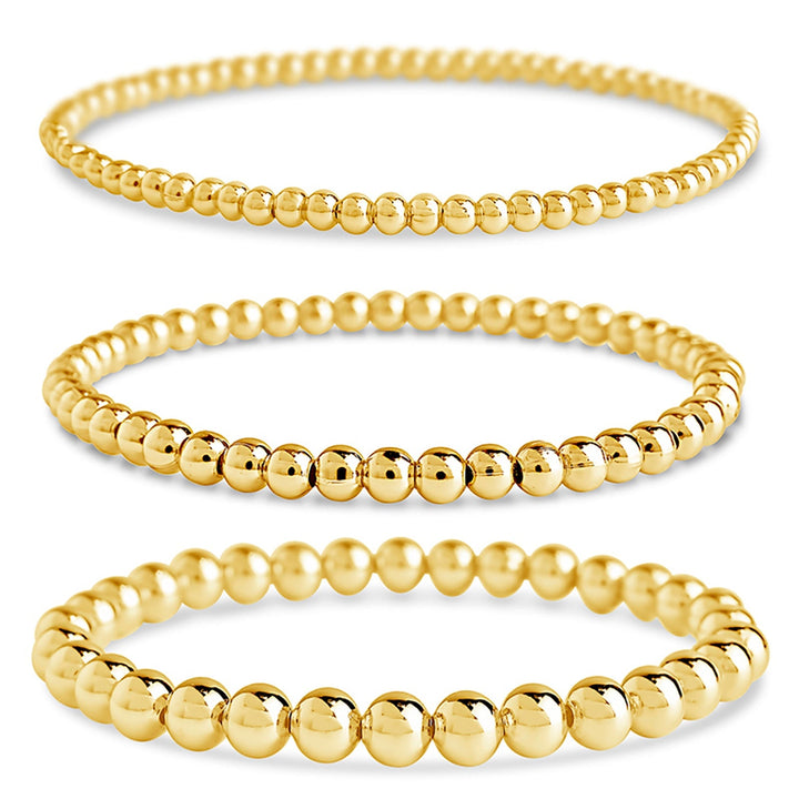 Beaded Stretch Bracelet Sets by Sterling Forever
