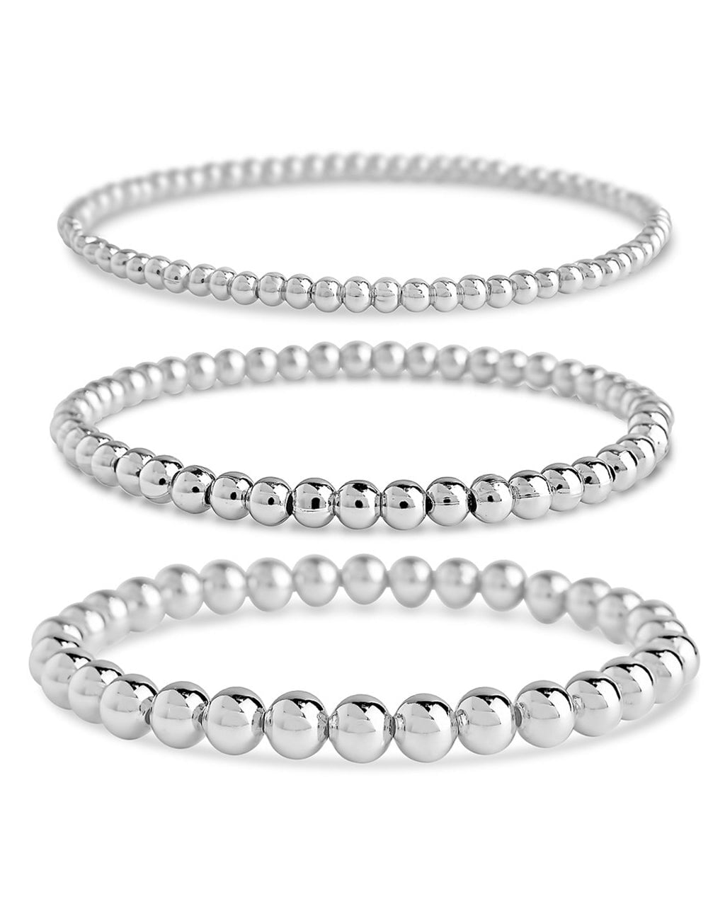 Beaded Stretch Bracelet Sets by Sterling Forever