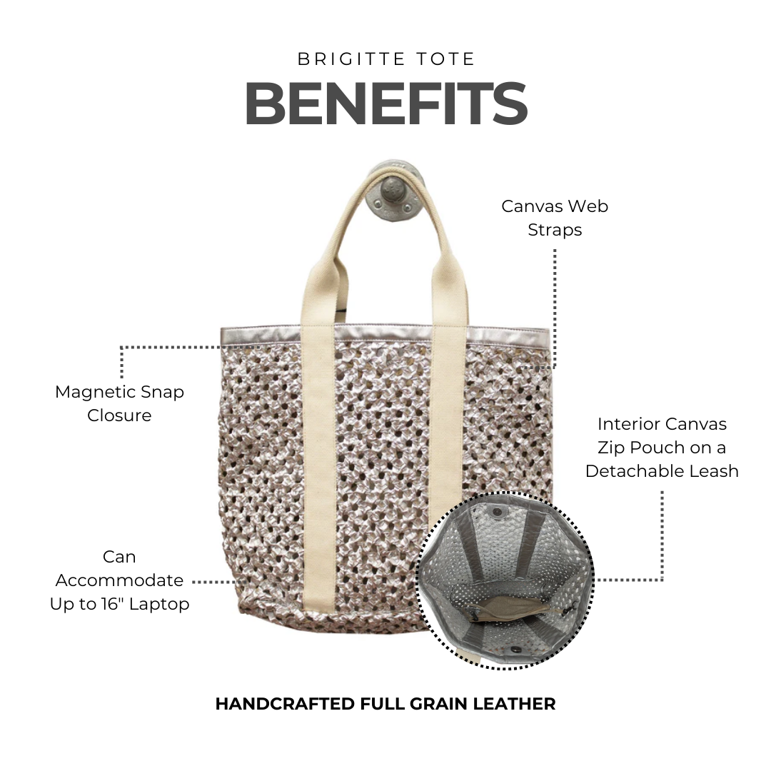 Brigitte Tote by Latico Leathers