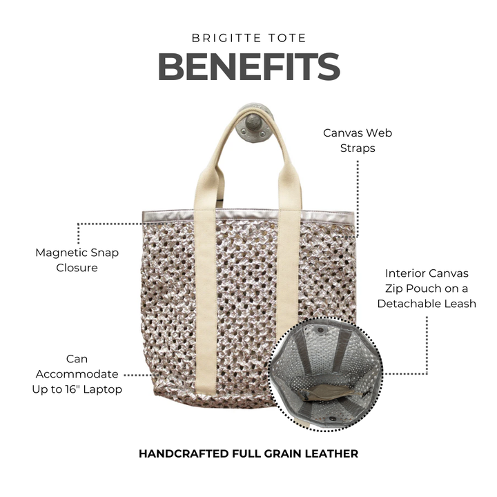 Brigitte Tote by Latico Leathers