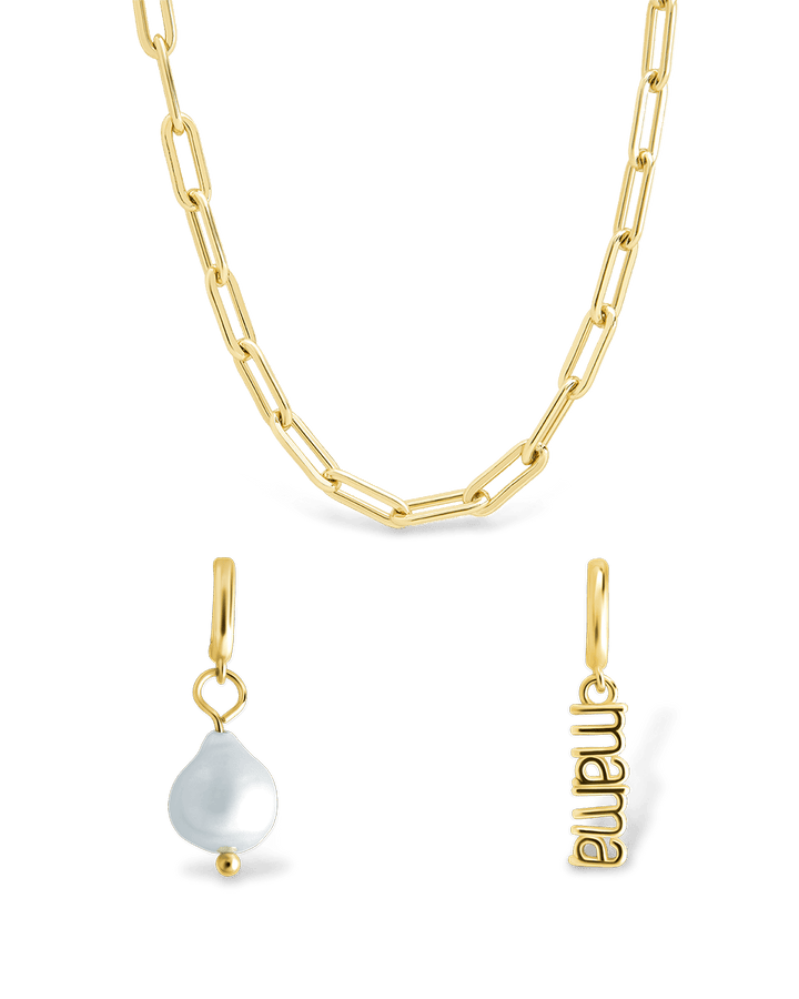 Mother's Day Charm Necklace Set