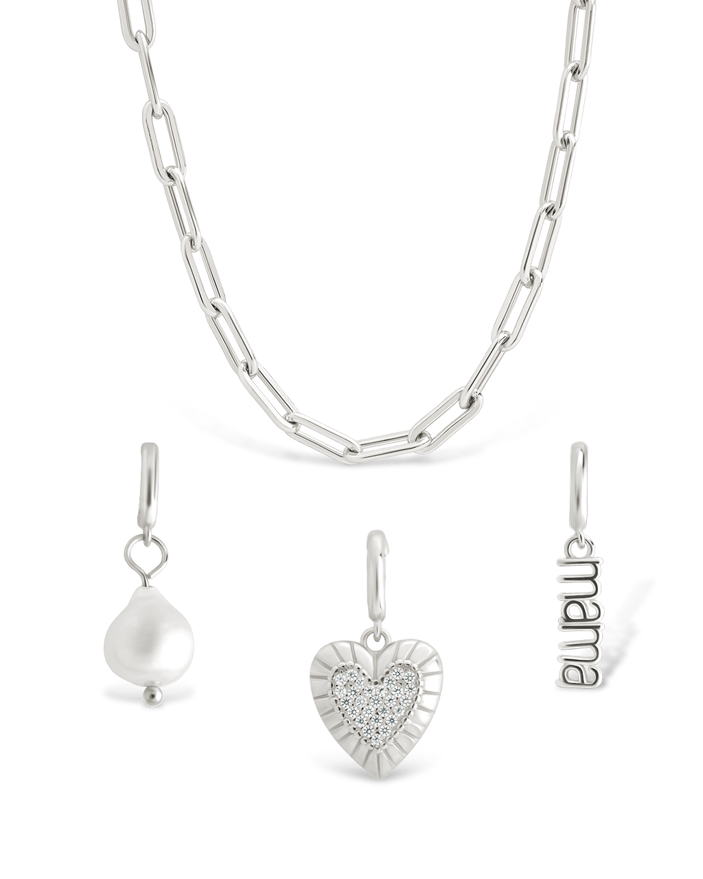 Mother's Day Charm Necklace Set