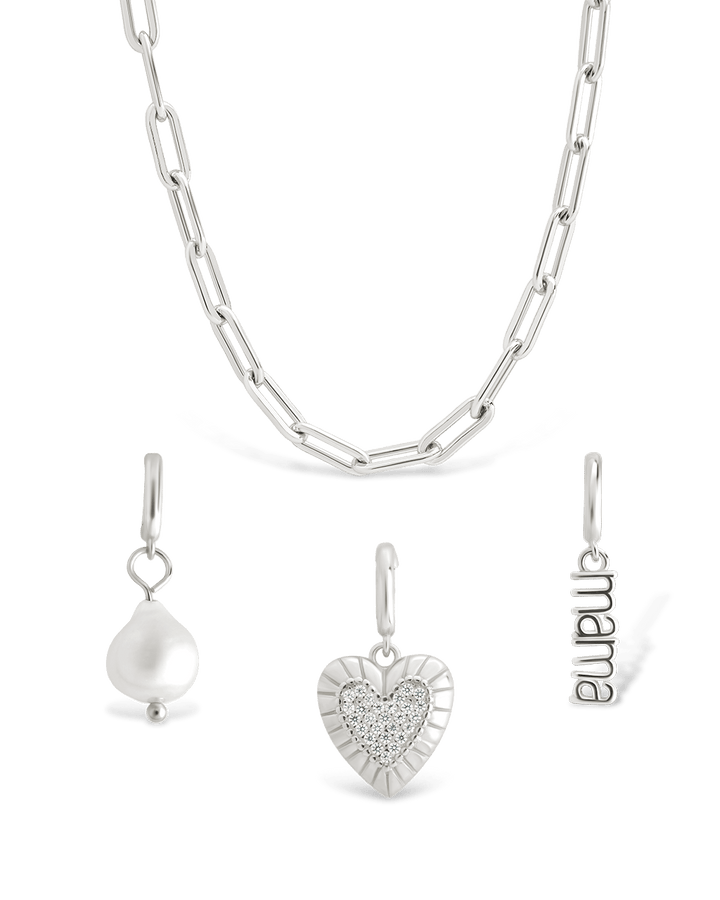 Mother's Day Charm Necklace Set