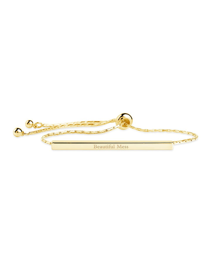 Inspirational Bar Slider Bracelet by Sterling Forever