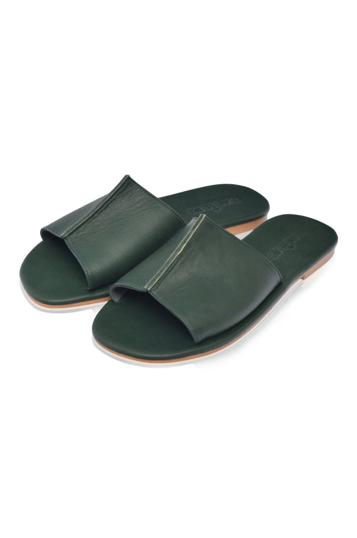Bilbao Leather Slides by Bali Lane