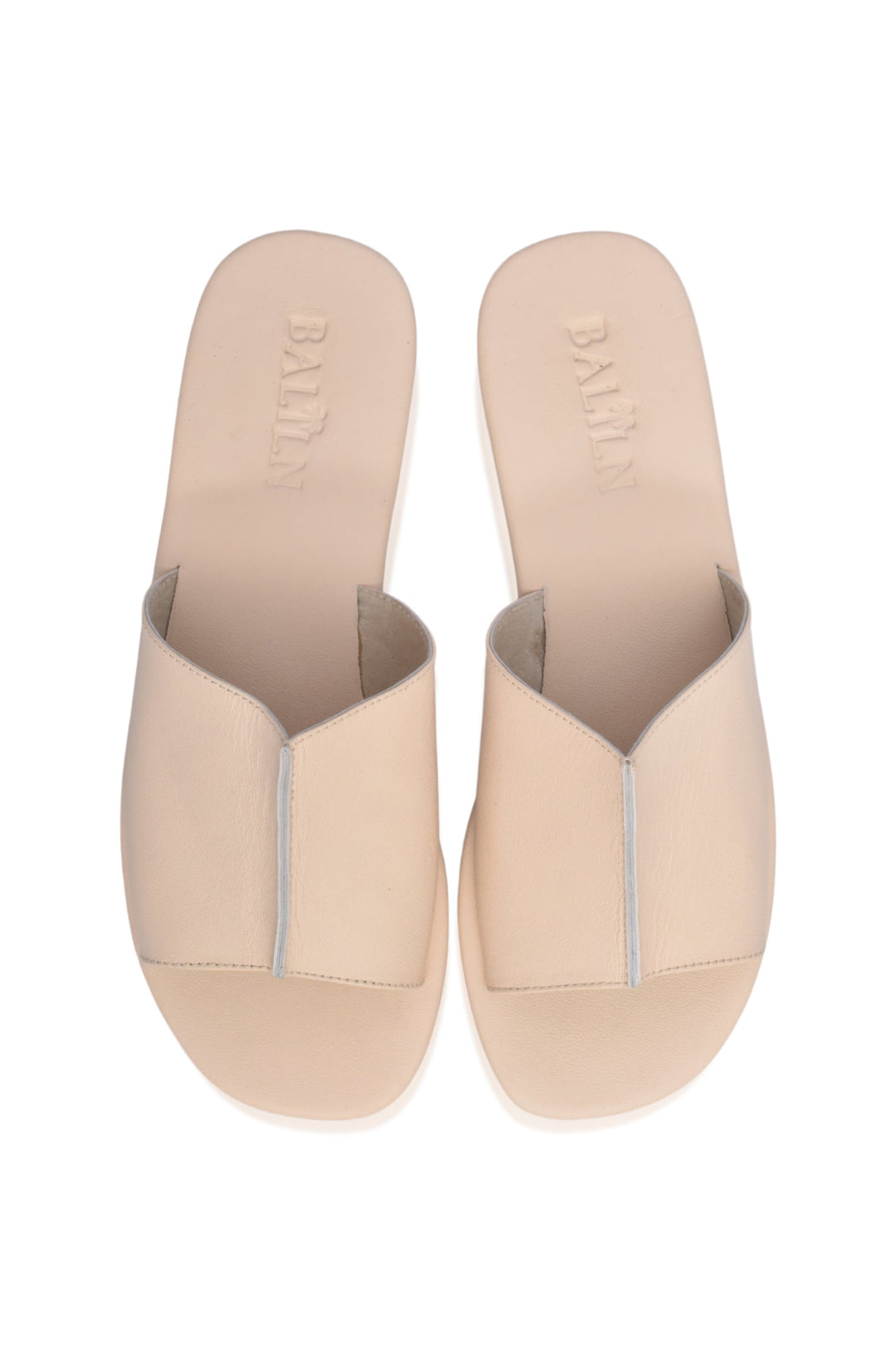 Bilbao Leather Slides by Bali Lane