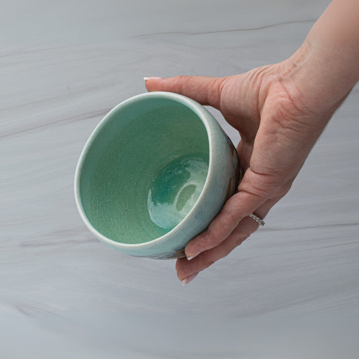 Blue & White Small Matcha Bowl by Aprika Life