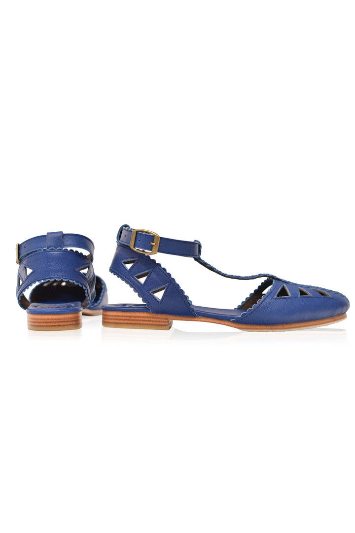 Bounty T-strap Leather Sandals by ELF