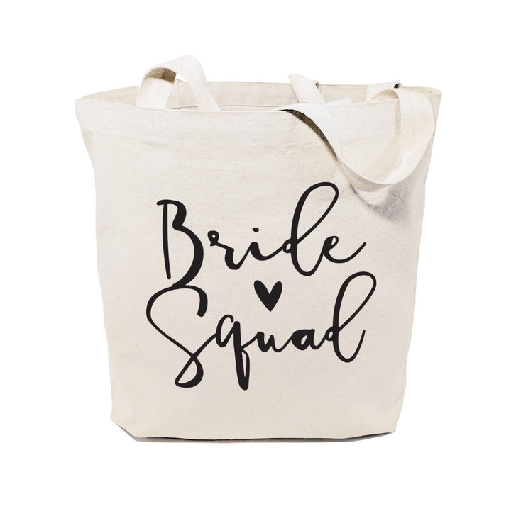 Bride Squad Wedding Cotton Canvas Tote Bag