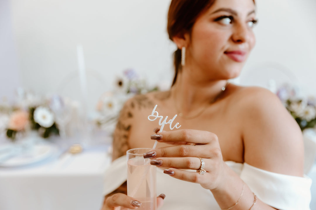 Bride and Groom Drink Stirrers, Set of 2