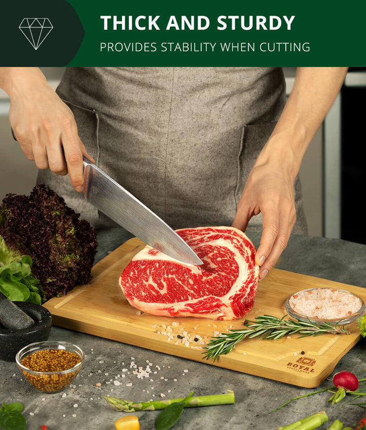 Cutting Board Gift Set of 2 by Royal Craft Wood